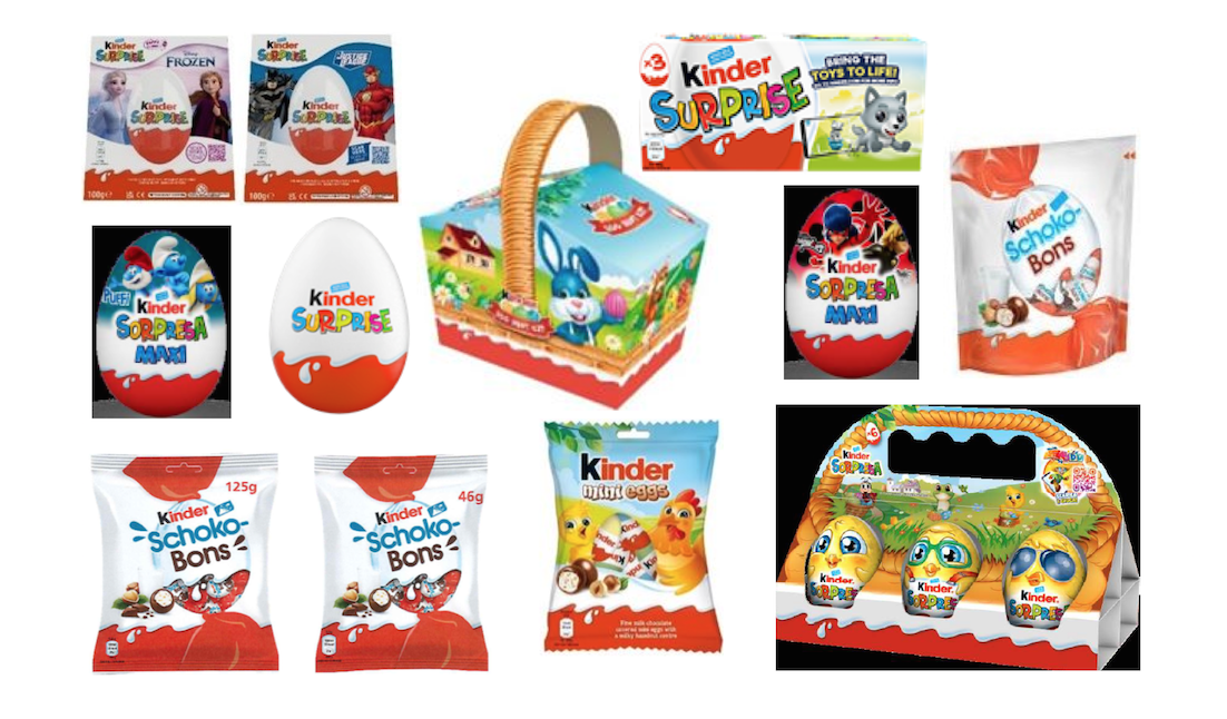 Ovetti Kinder ritirati anche in Italia per sospetti di salmonella